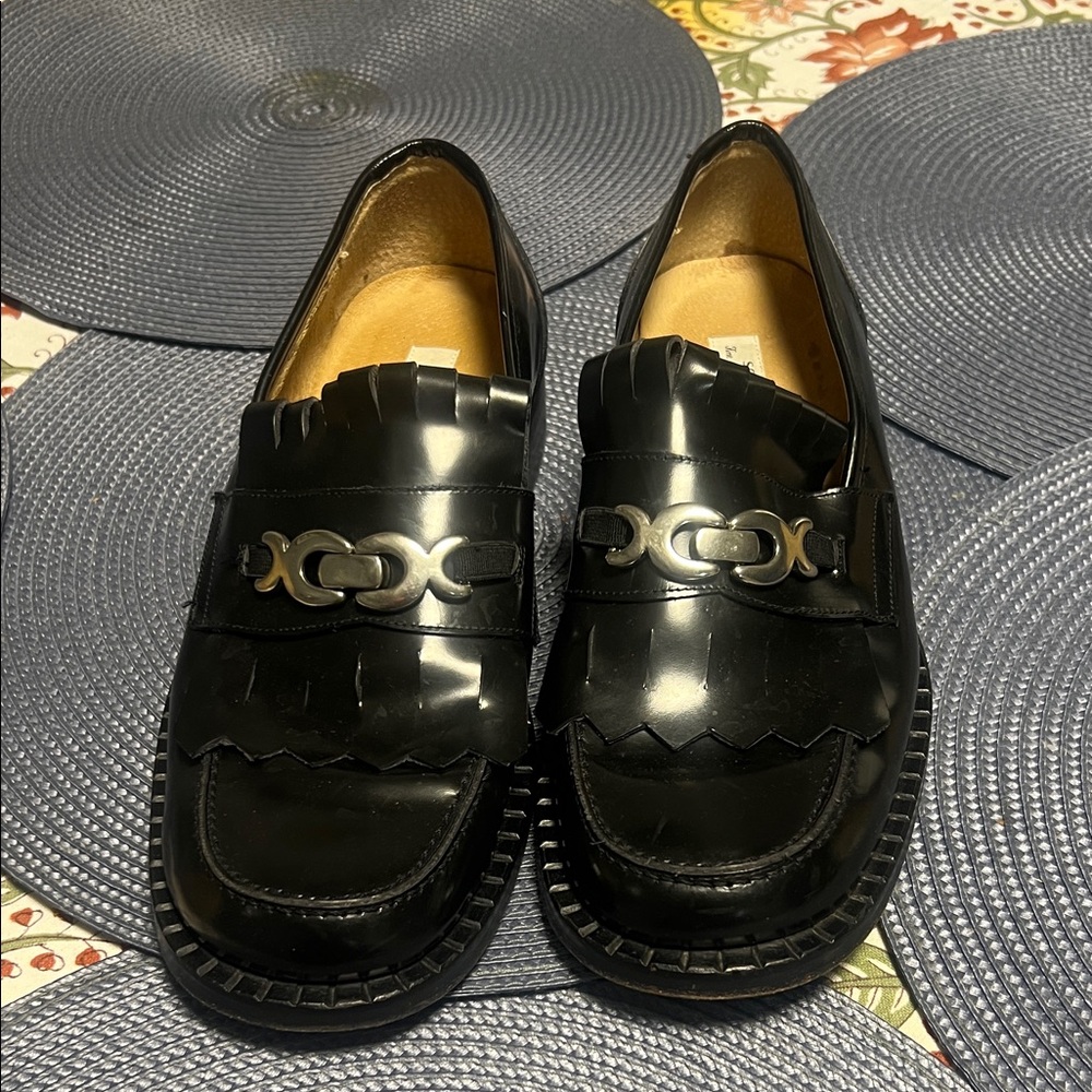 Soulier black Leather Loafers
